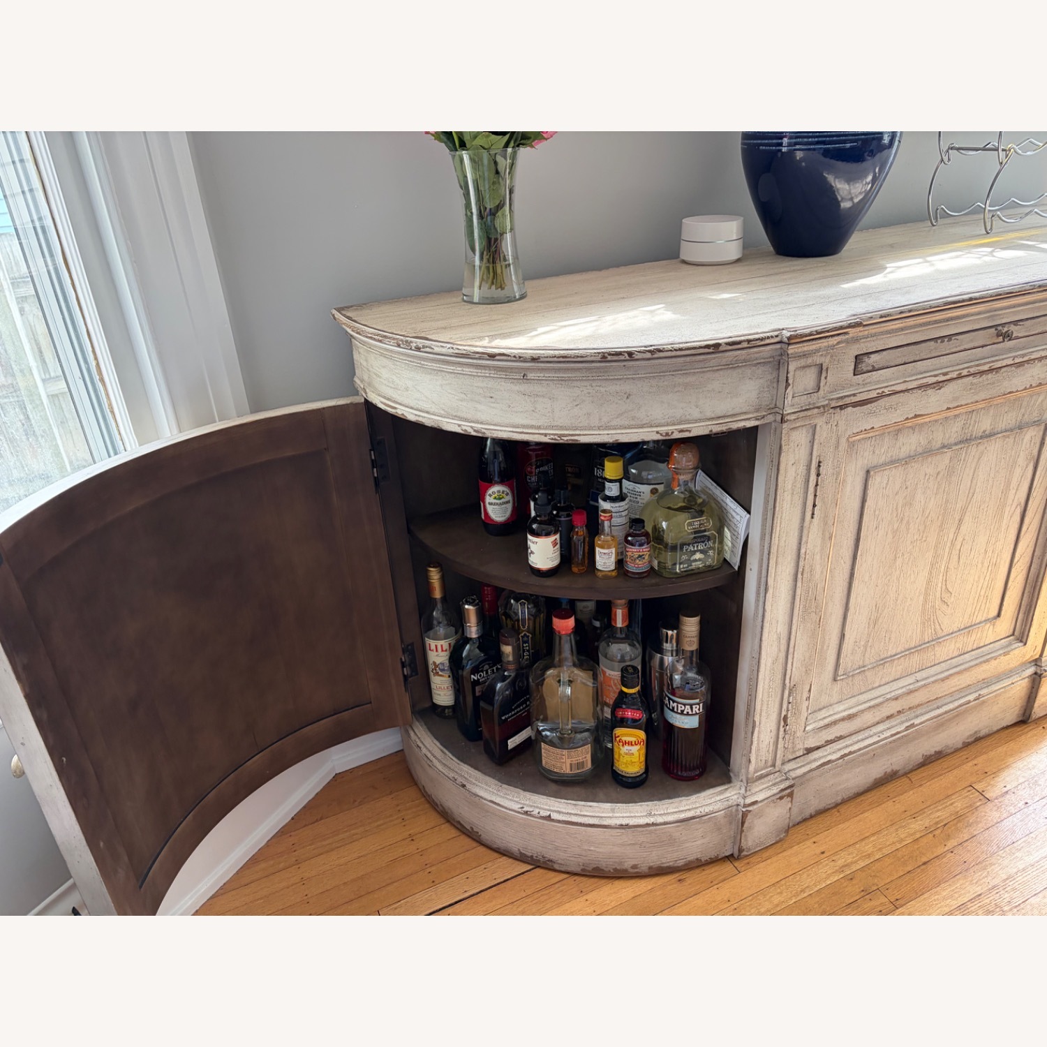 Ethan Allen White Sideboard - image-7