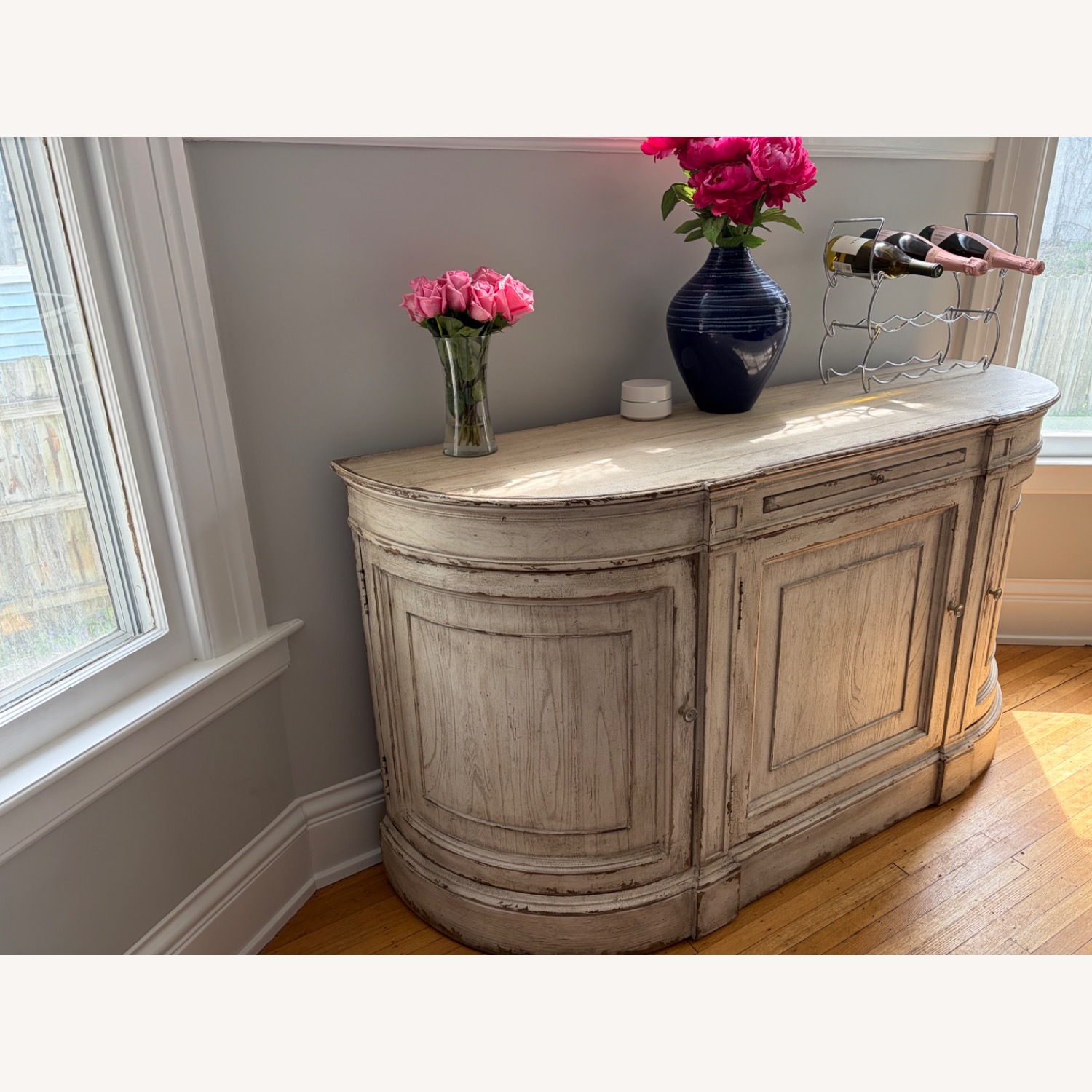 Ethan Allen White Sideboard - image-3