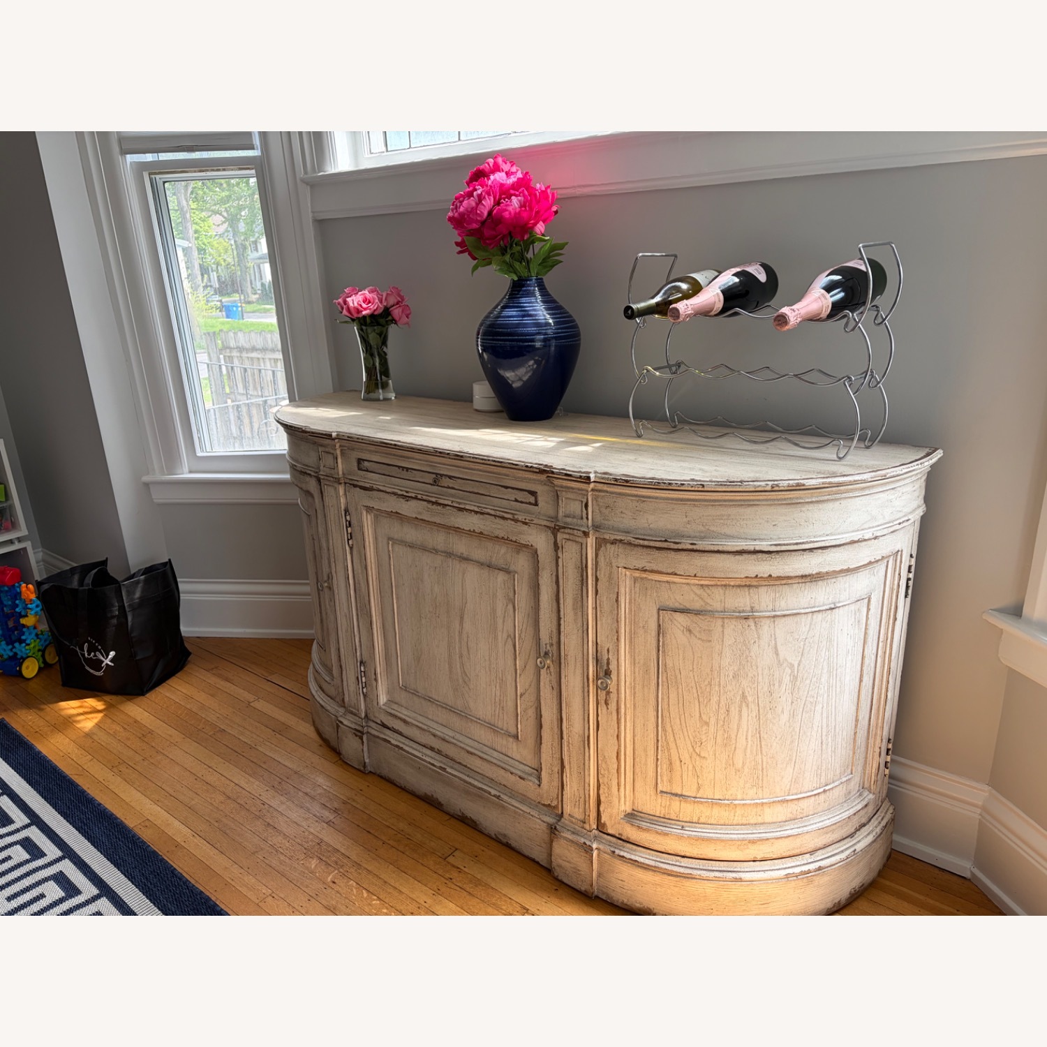Ethan Allen White Sideboard - image-2