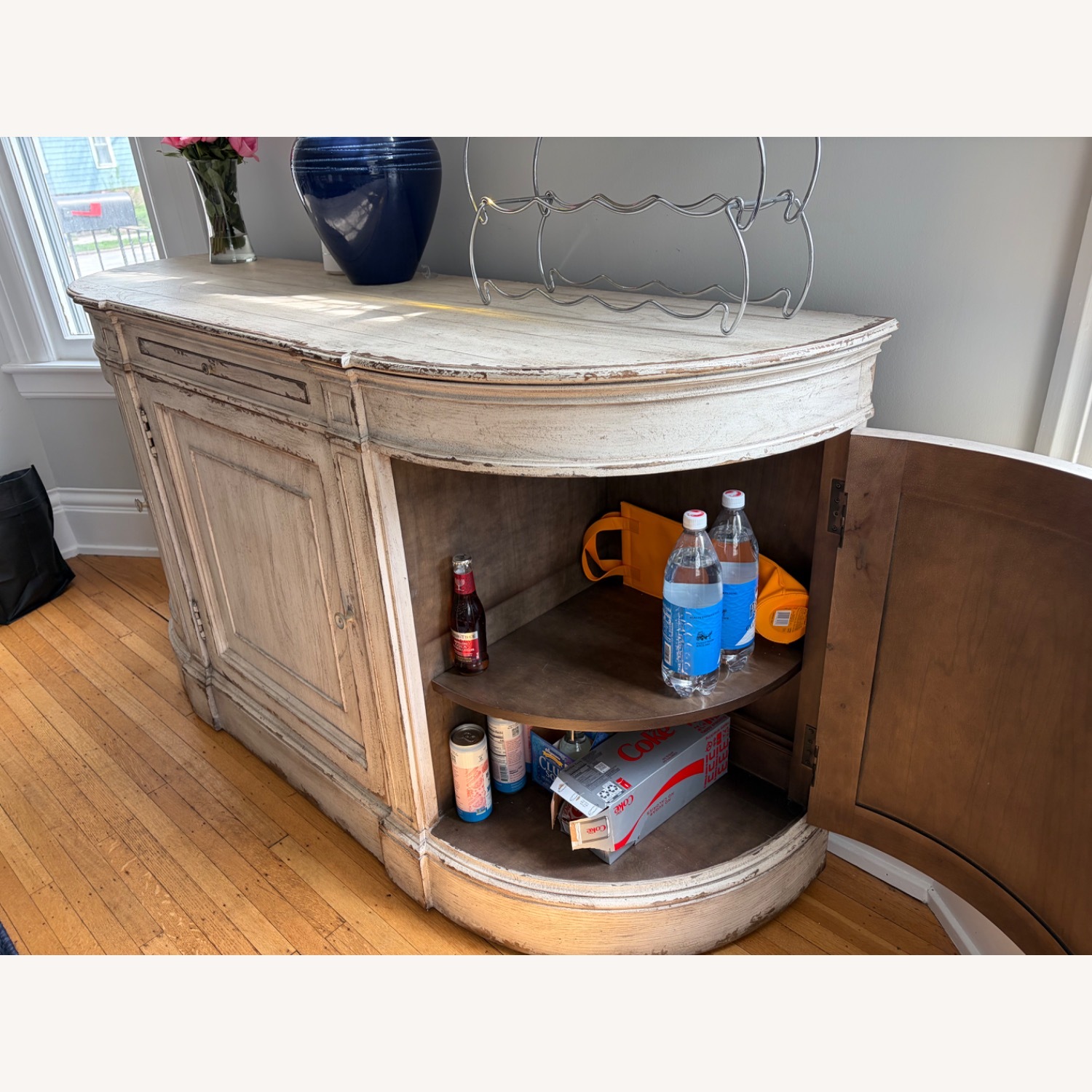 Ethan Allen White Sideboard - image-4
