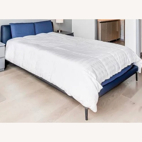 Used EQ3 Oma Queen Leather Bed for sale on AptDeco