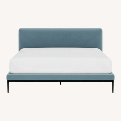 Used EQ3 Oma Queen Leather Bed for sale on AptDeco