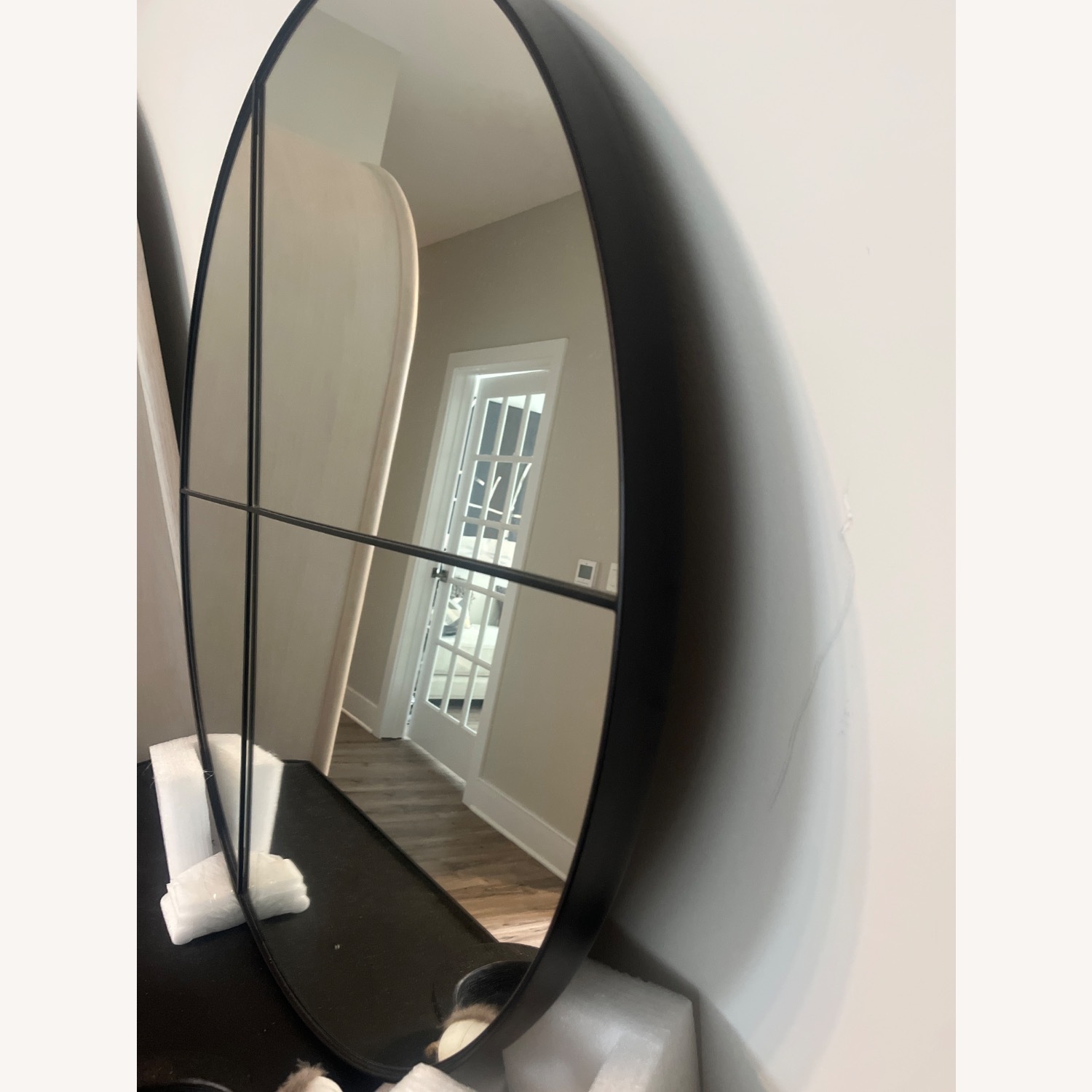 Crate & Barrel Endez Round Wall Mirror 36" - image-3