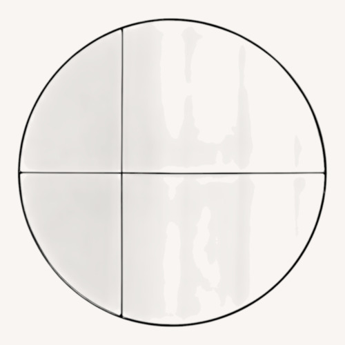 Used Crate & Barrel Endez Round Wall Mirror 36" for sale on AptDeco