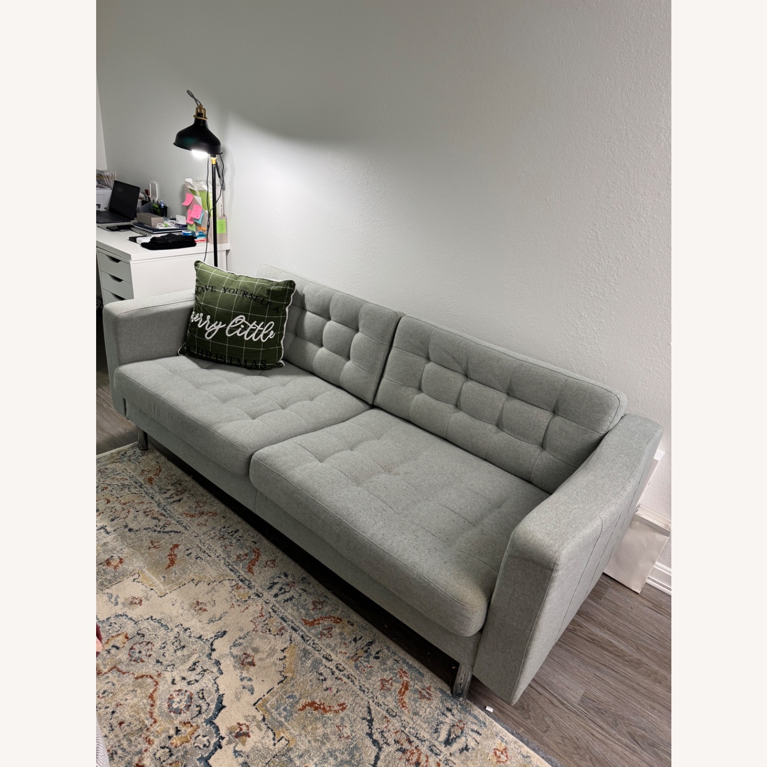 IKEA Morabo Green 3+ Seater Sofa - image-3