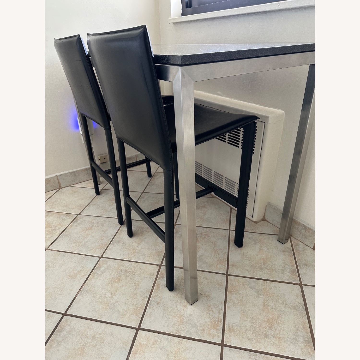 Room & Board Counter Table with Black Granite - image-10