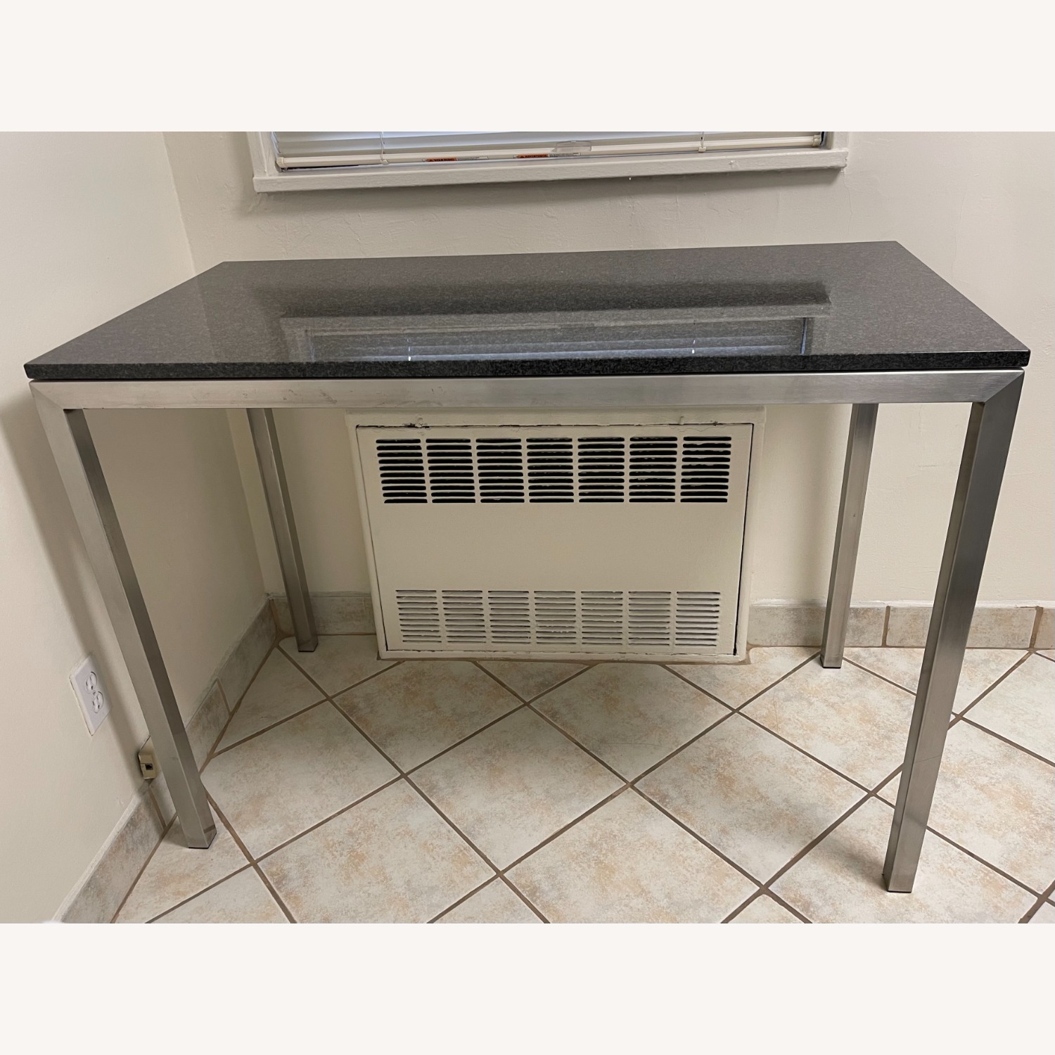 Room & Board Counter Table with Black Granite - image-5