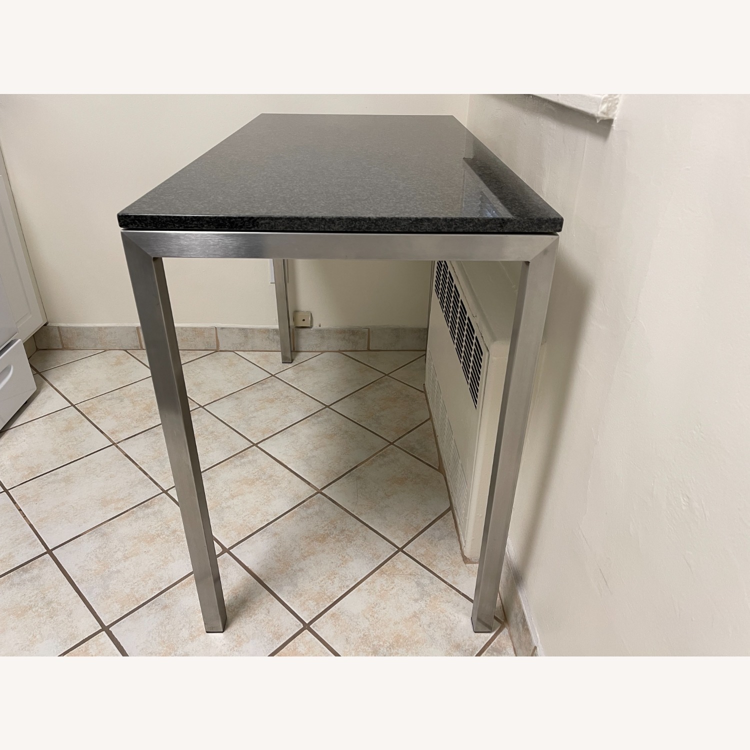 Room & Board Counter Table with Black Granite - image-2