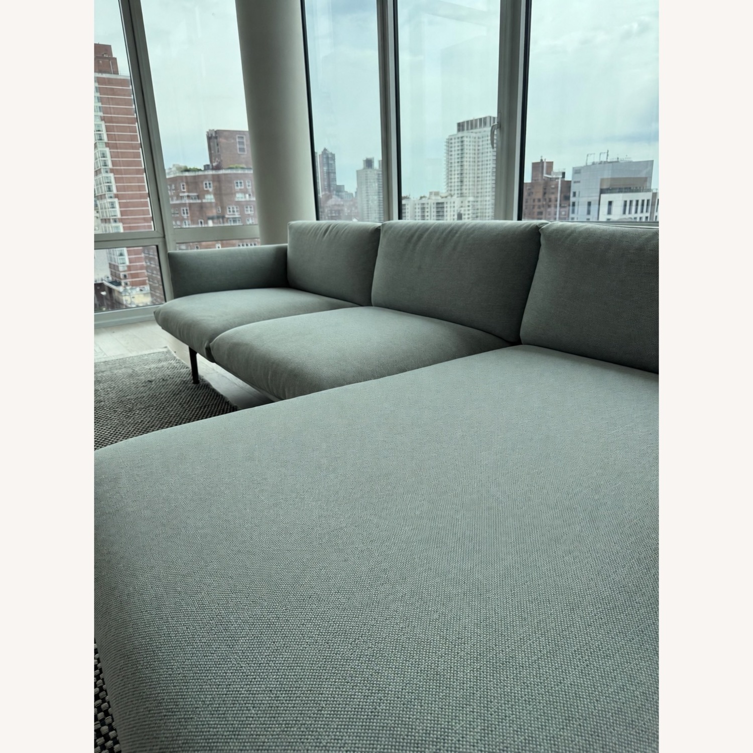 Muuto Outline Sectional in Mode Surf Grey Fabric - image-5