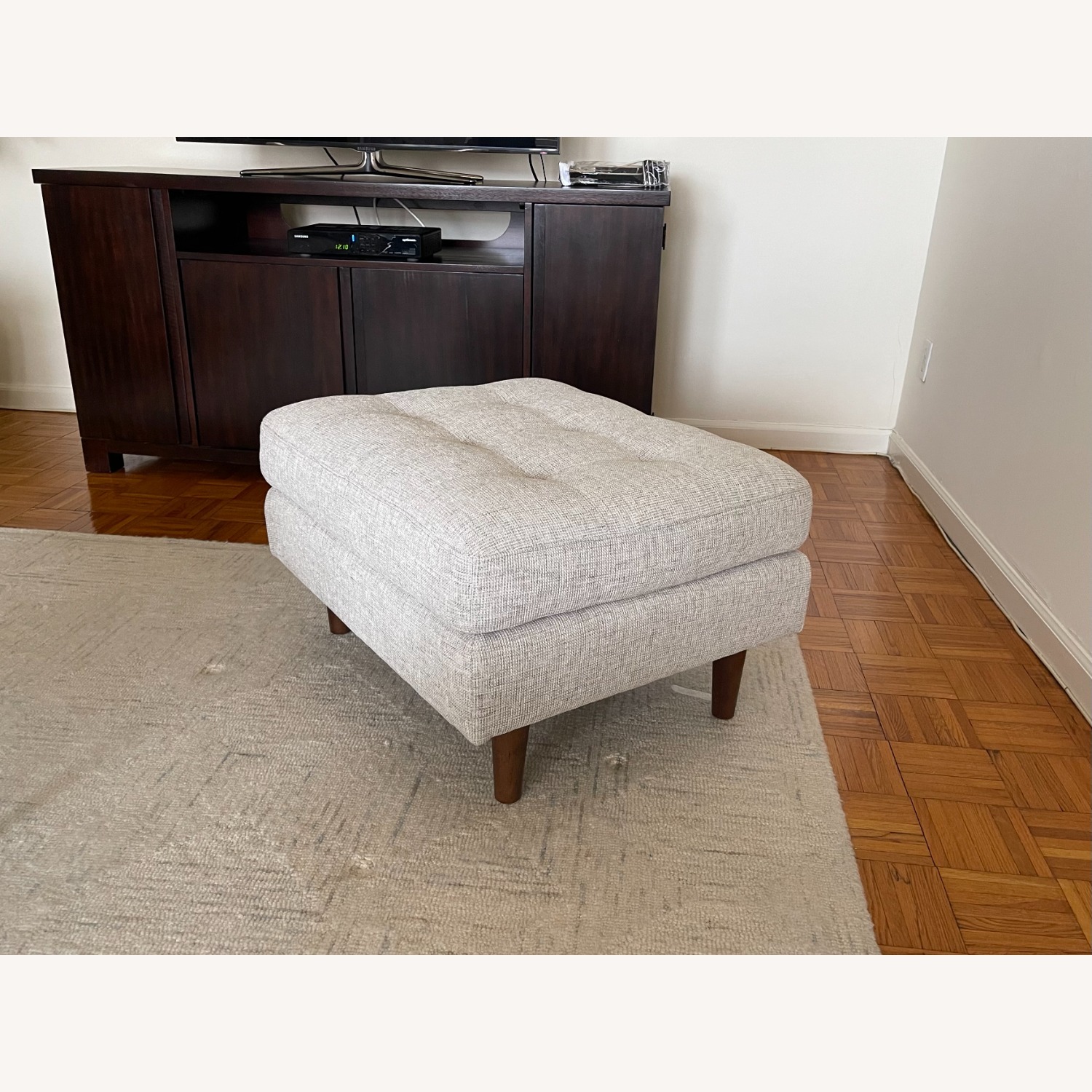 Article Cirrus Ivory Ottoman - image-3