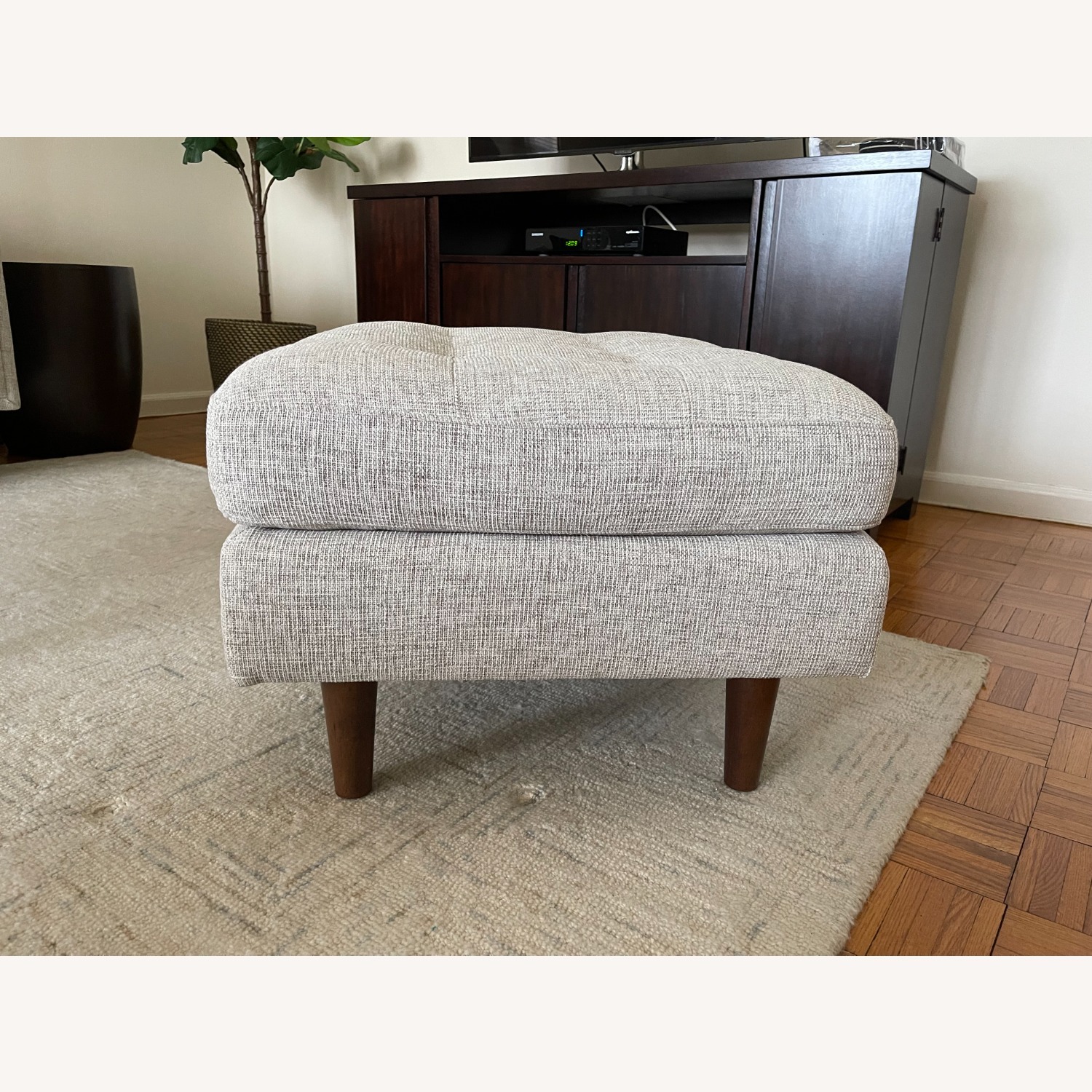 Article Cirrus Ivory Ottoman - image-5
