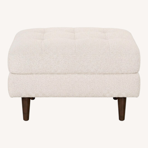 Used Article Cirrus Ivory Ottoman for sale on AptDeco