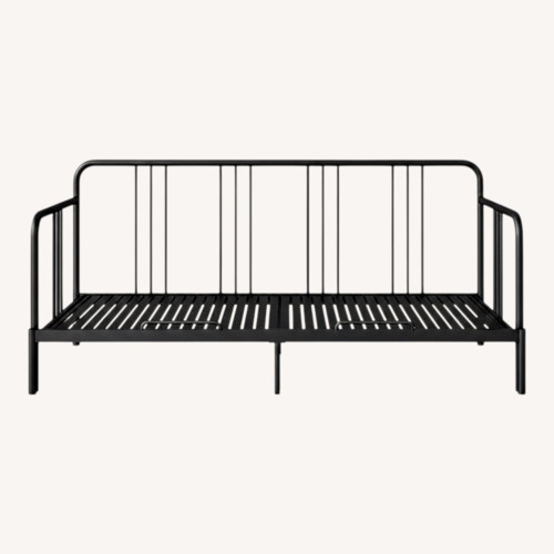 Used IKEA FYRESDAL Black Metal Daybed for sale on AptDeco