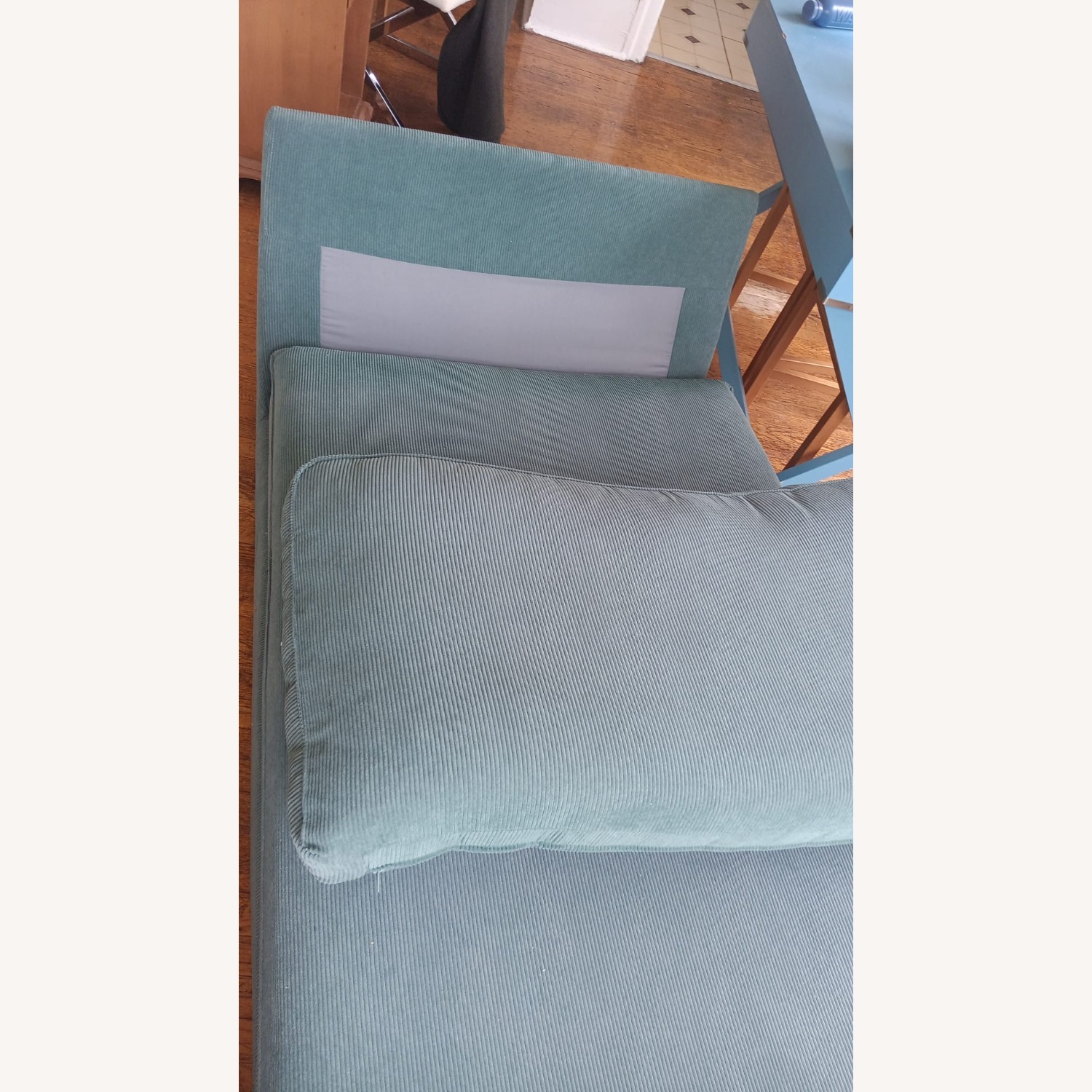 IKEA Kivik Green Fabric Chaise Lounge - image-5