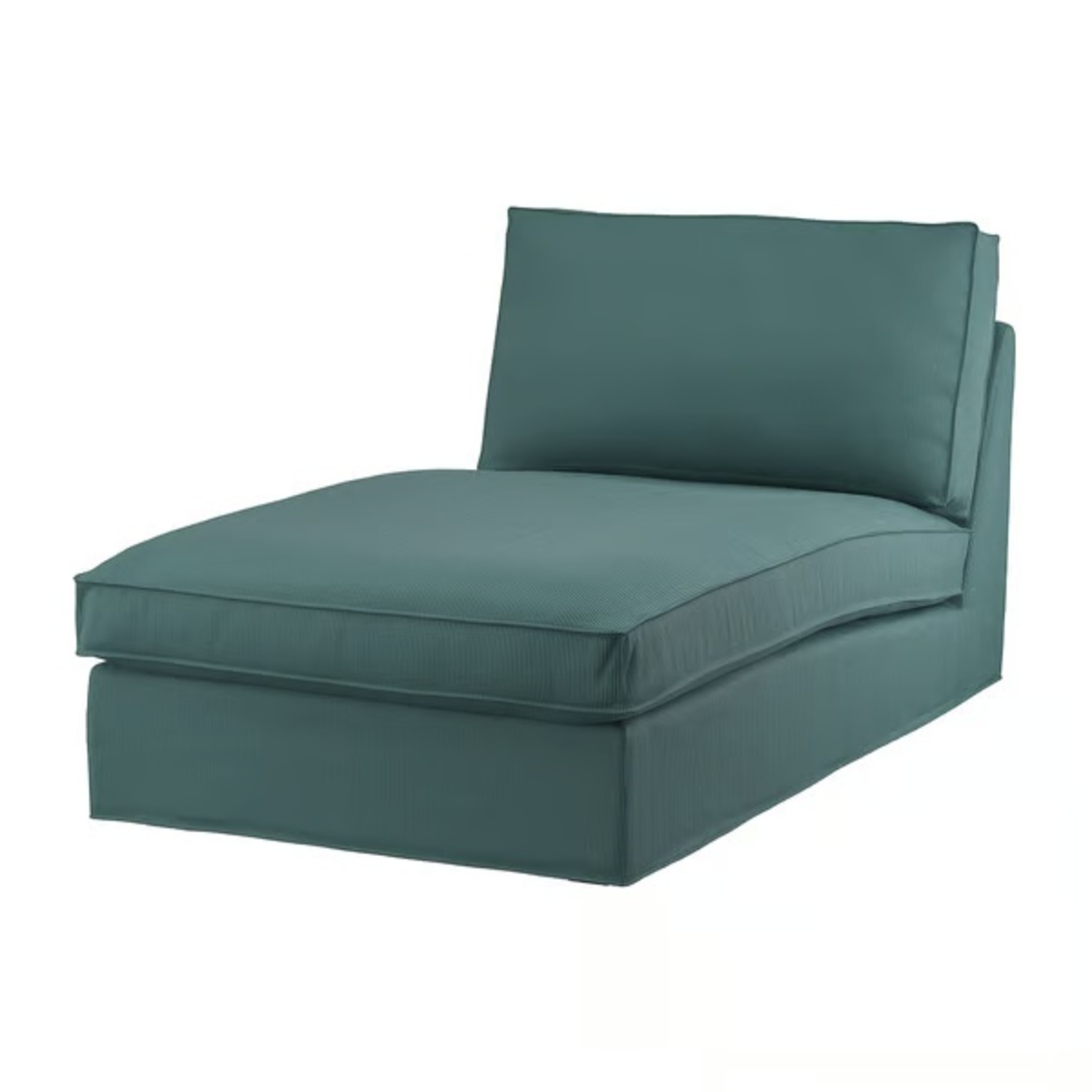 IKEA Kivik Green Fabric Chaise Lounge - image-6