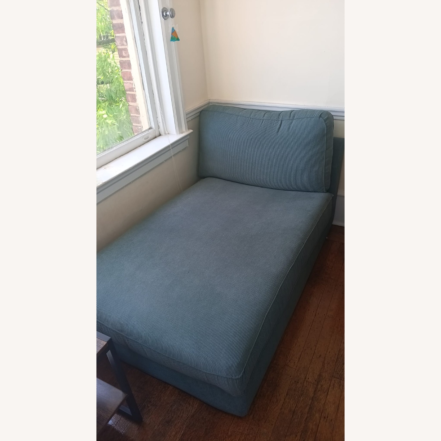 IKEA Kivik Green Fabric Chaise Lounge - image-3