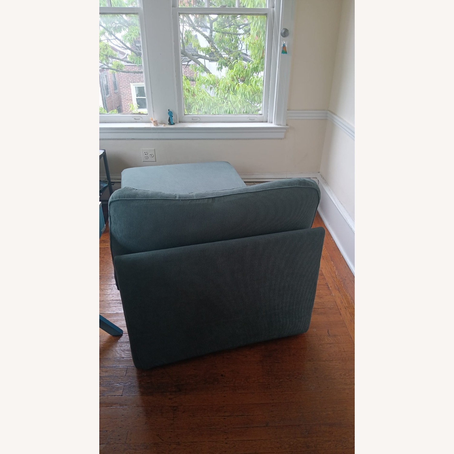 IKEA Kivik Green Fabric Chaise Lounge - image-4