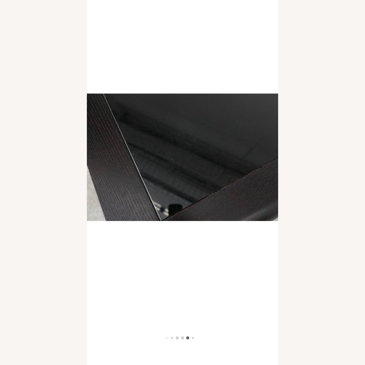 Vintage/Antique Black Wood Coffee Table - image-9