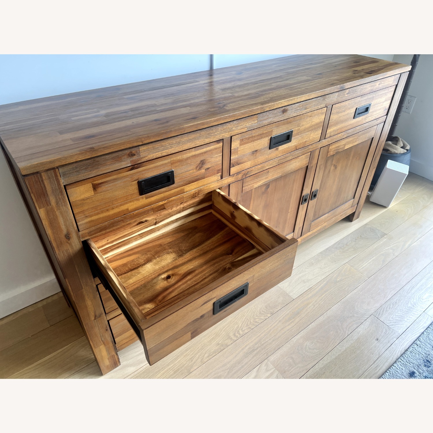 Macy's Natural Wood Media Storage/Buffet - image-7