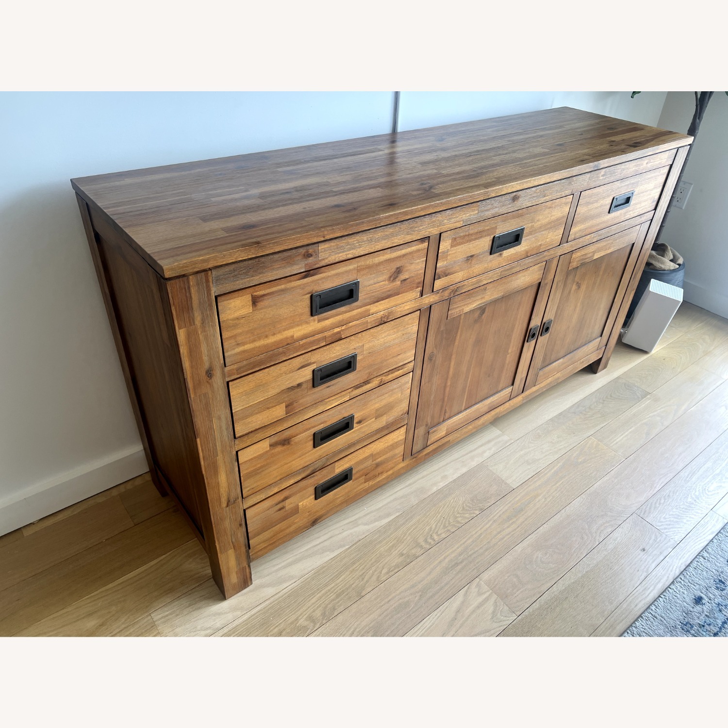 Macy's Natural Wood Media Storage/Buffet - image-3