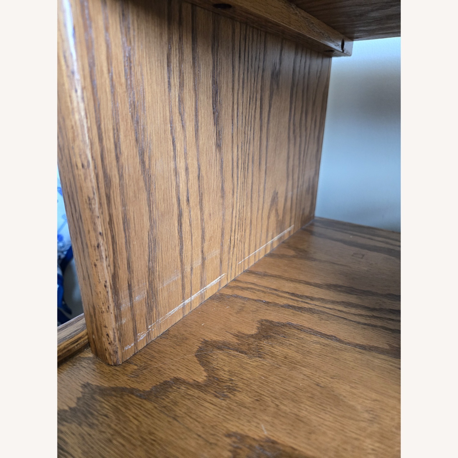Solid Wood Desk With Hutch - image-4