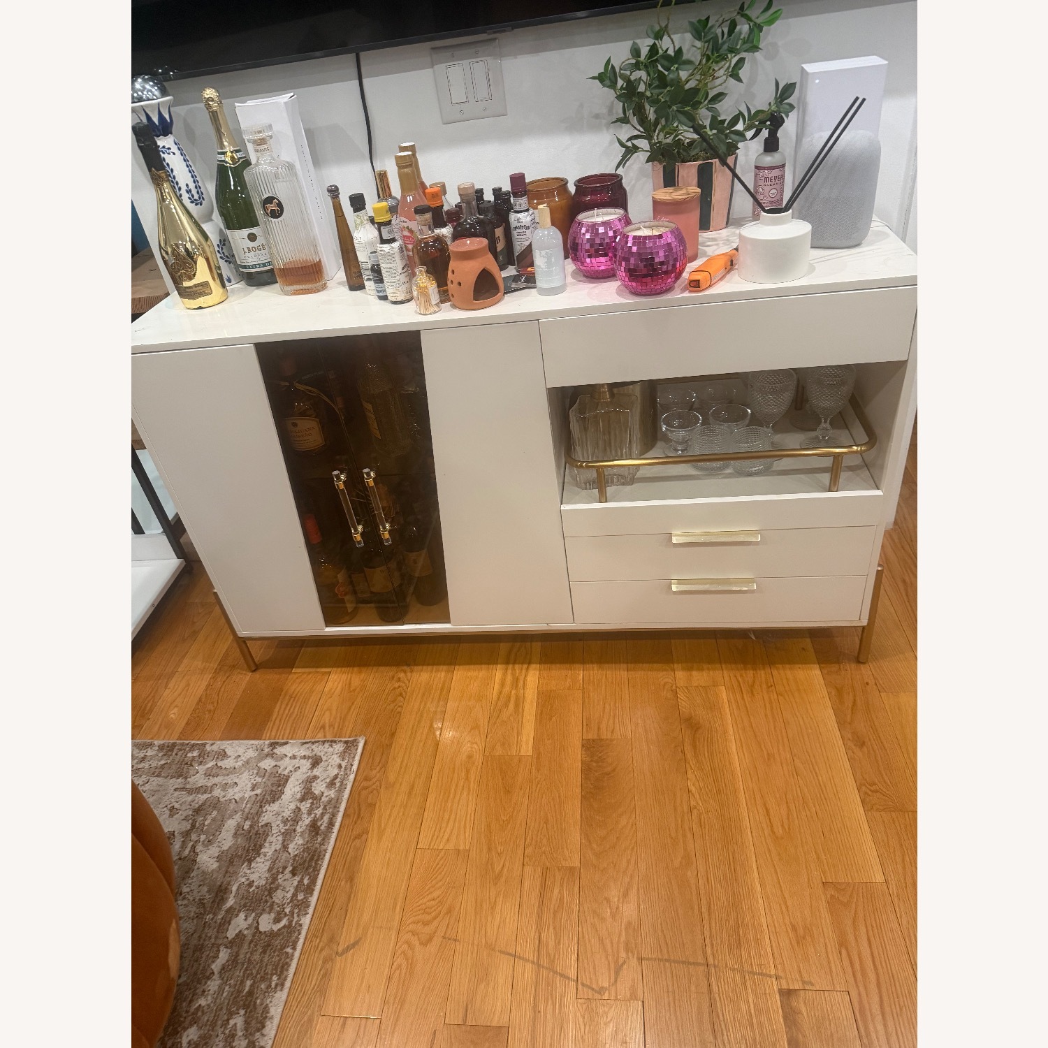 Natural Wood Sideboard - image-8