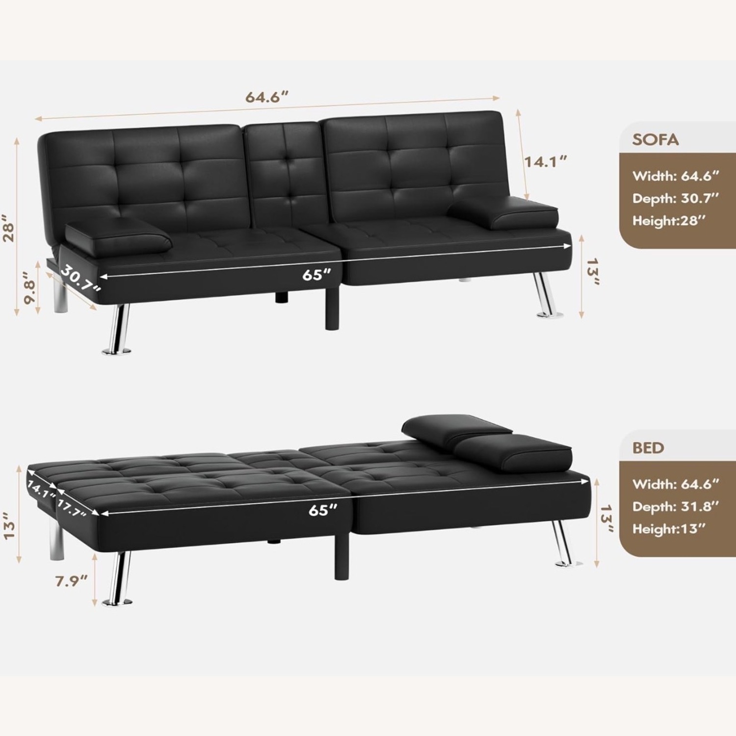 Homall Sofa Bed  - image-3