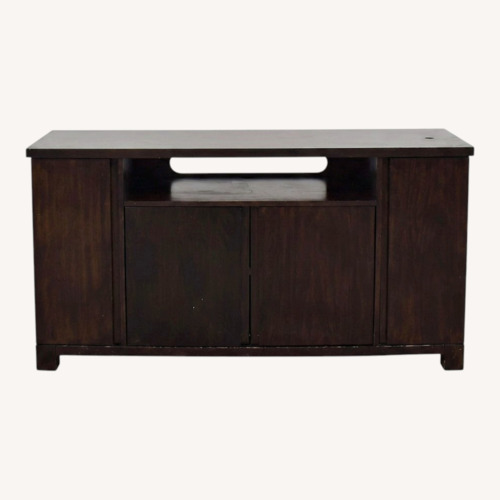 Used Pottery Barn Dark Brown Sideboard with Storage for sale on AptDeco