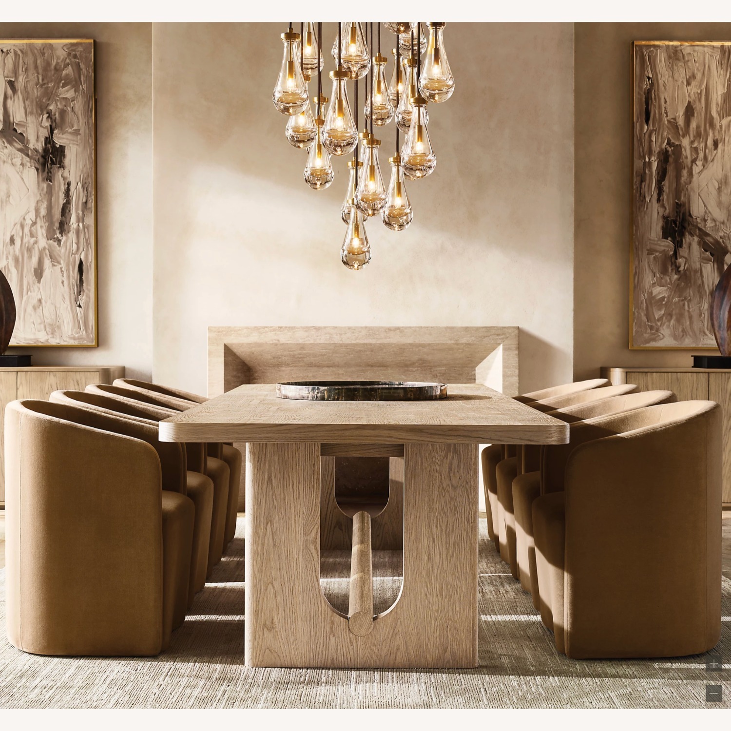 Restoration Hardware Breton Extension Dining Table - image-8
