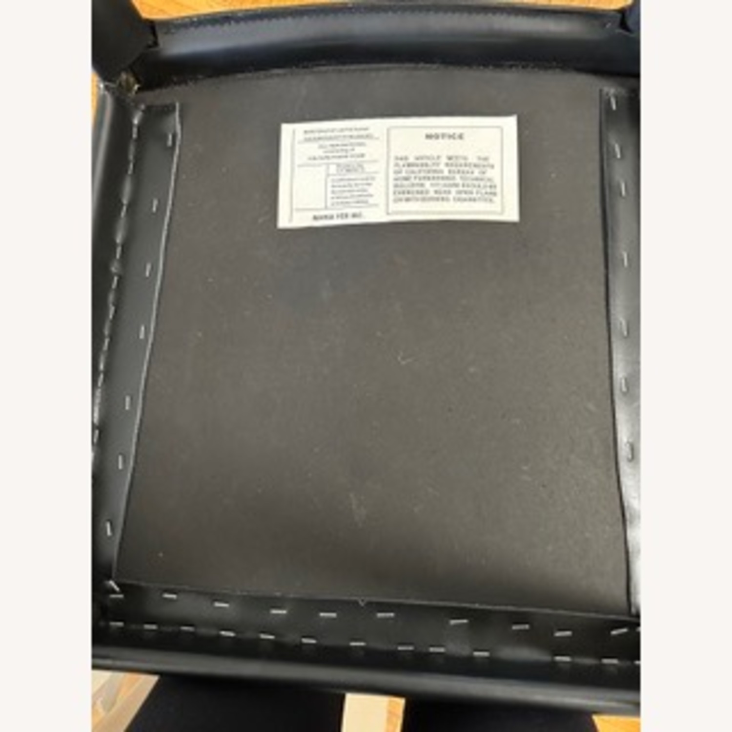 Dining Table with Glass Top and 4 Leather Chairs - image-14