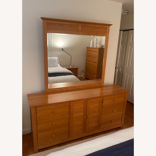 Used Thomasville Solid Wood Dresser with Mirror for sale on AptDeco