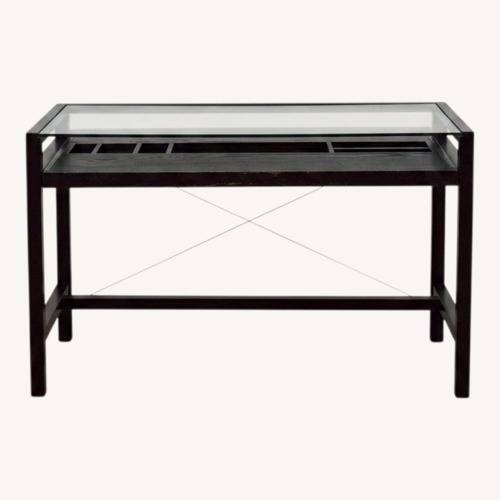 Used Crate & Barrel Brown Drake Desk for sale on AptDeco