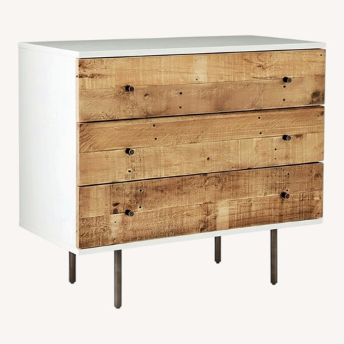 Used West Elm Reclaimed Wood + Lacquer 3-Drawer Dresser for sale on AptDeco