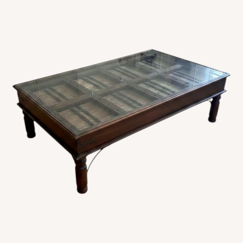 Used Old LA Door Reconverted into a Coffee Table for sale on AptDeco