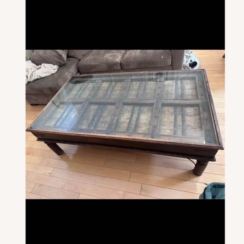 Used Old LA Door Reconverted into a Coffee Table for sale on AptDeco