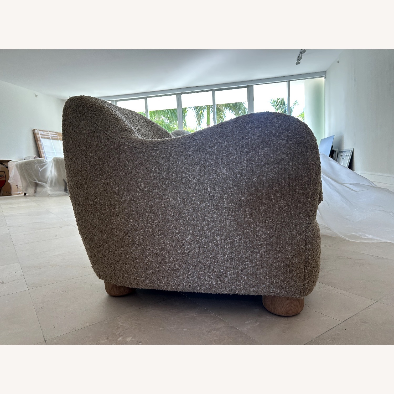 CB2 Bacio Boucle Accent Chairs - image-3