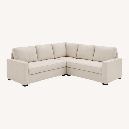 Used West Elm Henry Natural 3+ Piece Sectional for sale on AptDeco
