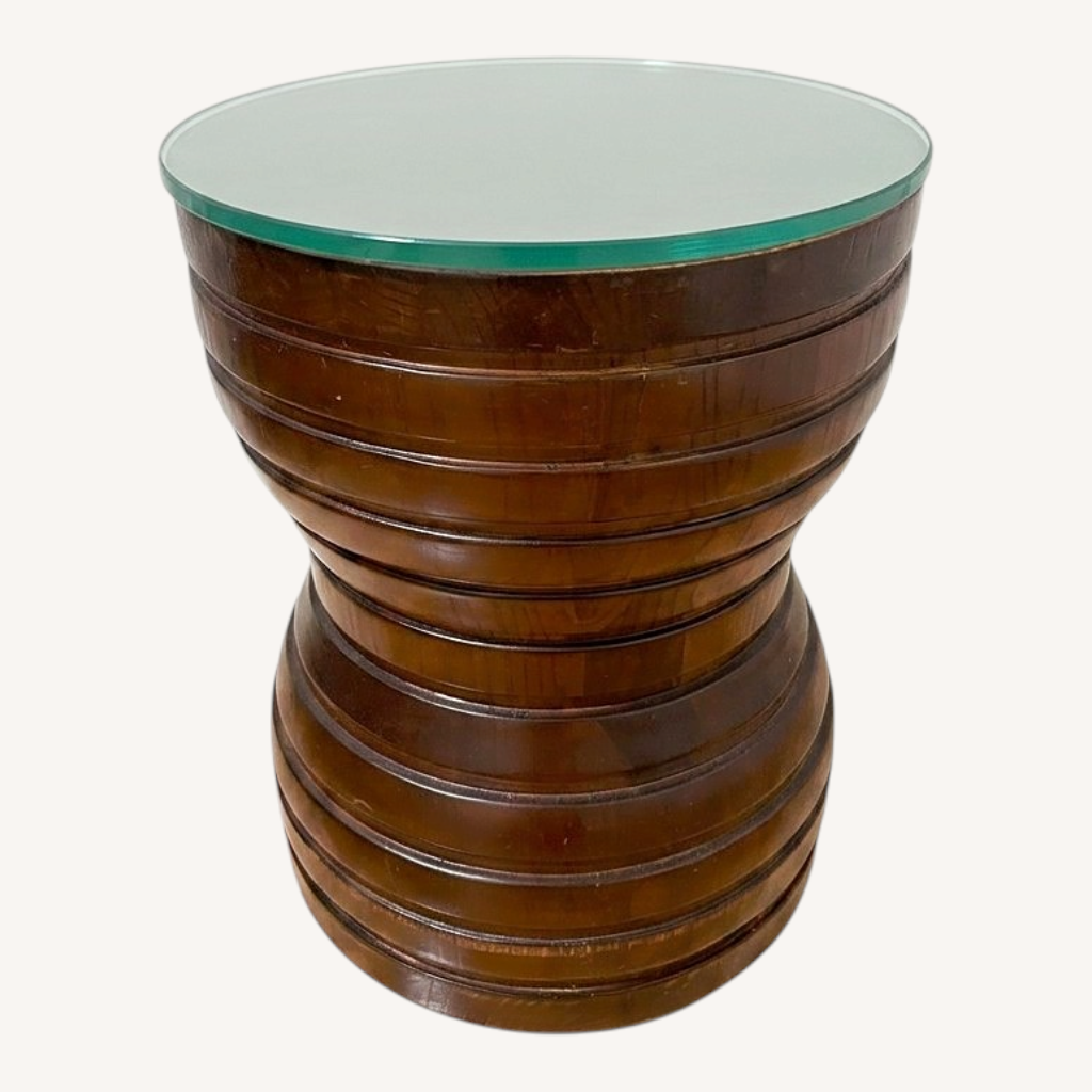 Image of Room & Board Dark Brown Side Table