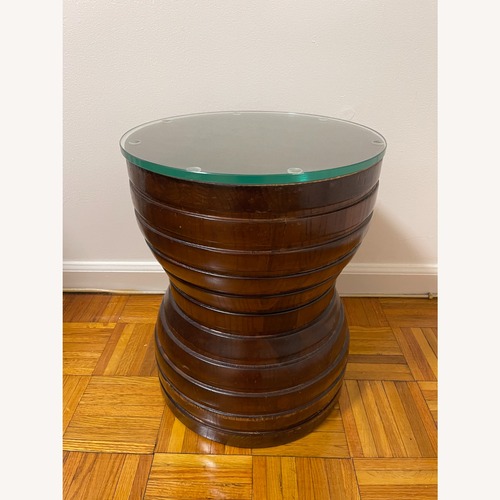 Used Room & Board Dark Brown Side Table for sale on AptDeco
