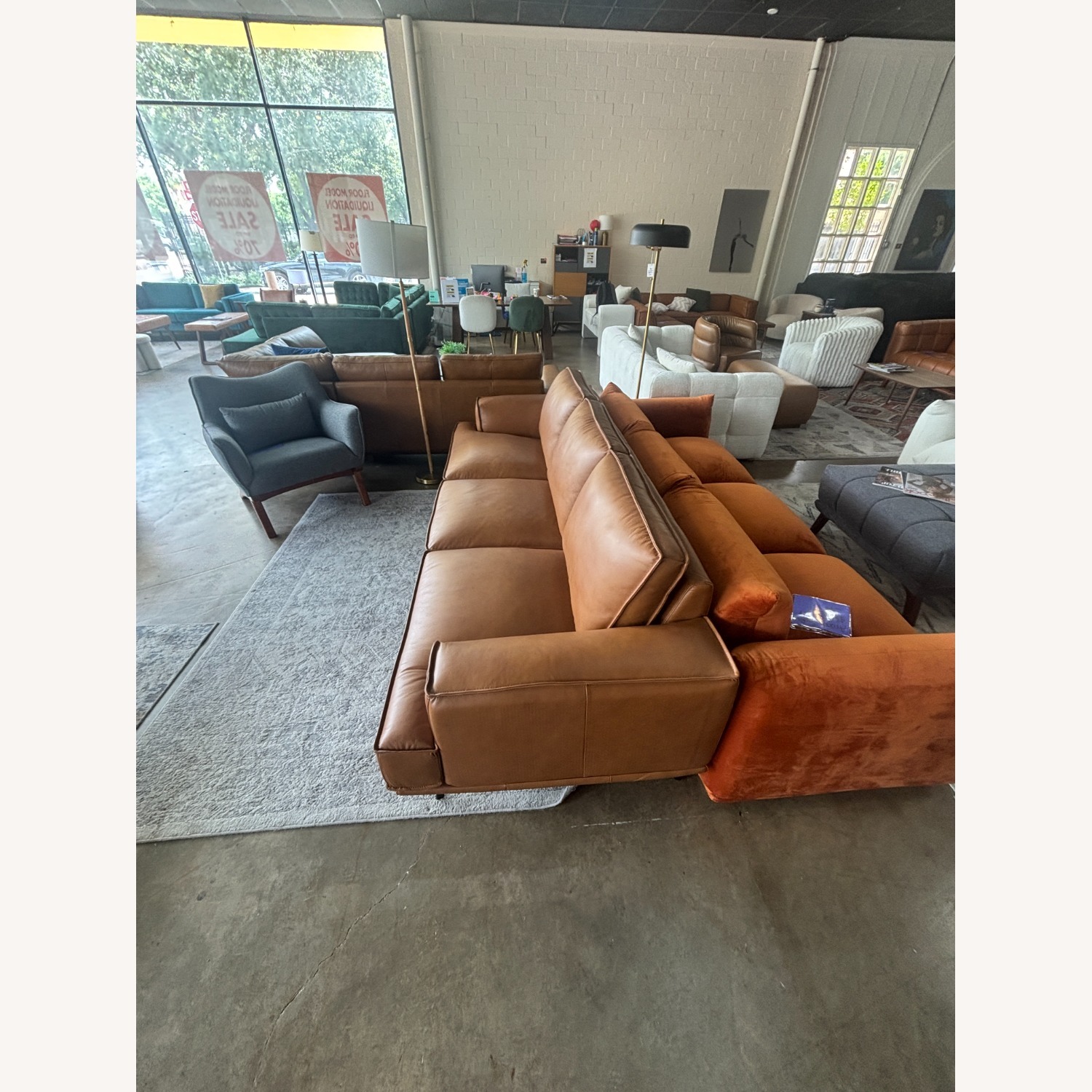 Midinmod Nash 3 Seater Genuine Leather Sofa - image-3