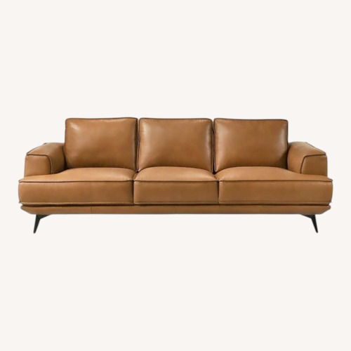 Used Midinmod Nash 3 Seater Genuine Leather Sofa for sale on AptDeco