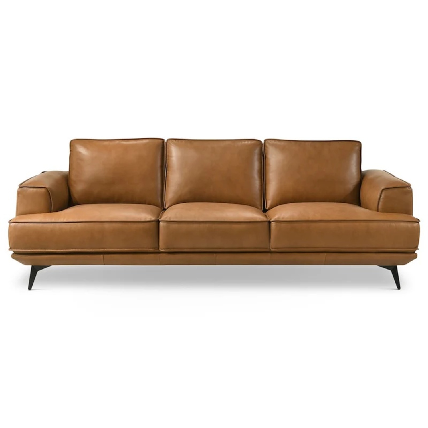 Midinmod Nash 3 Seater Genuine Leather Sofa - image-4