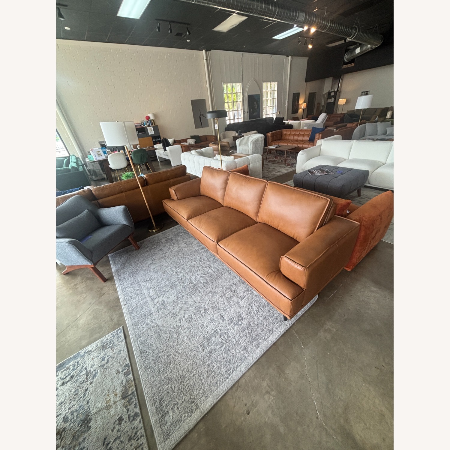 Midinmod Nash 3 Seater Genuine Leather Sofa - image-2