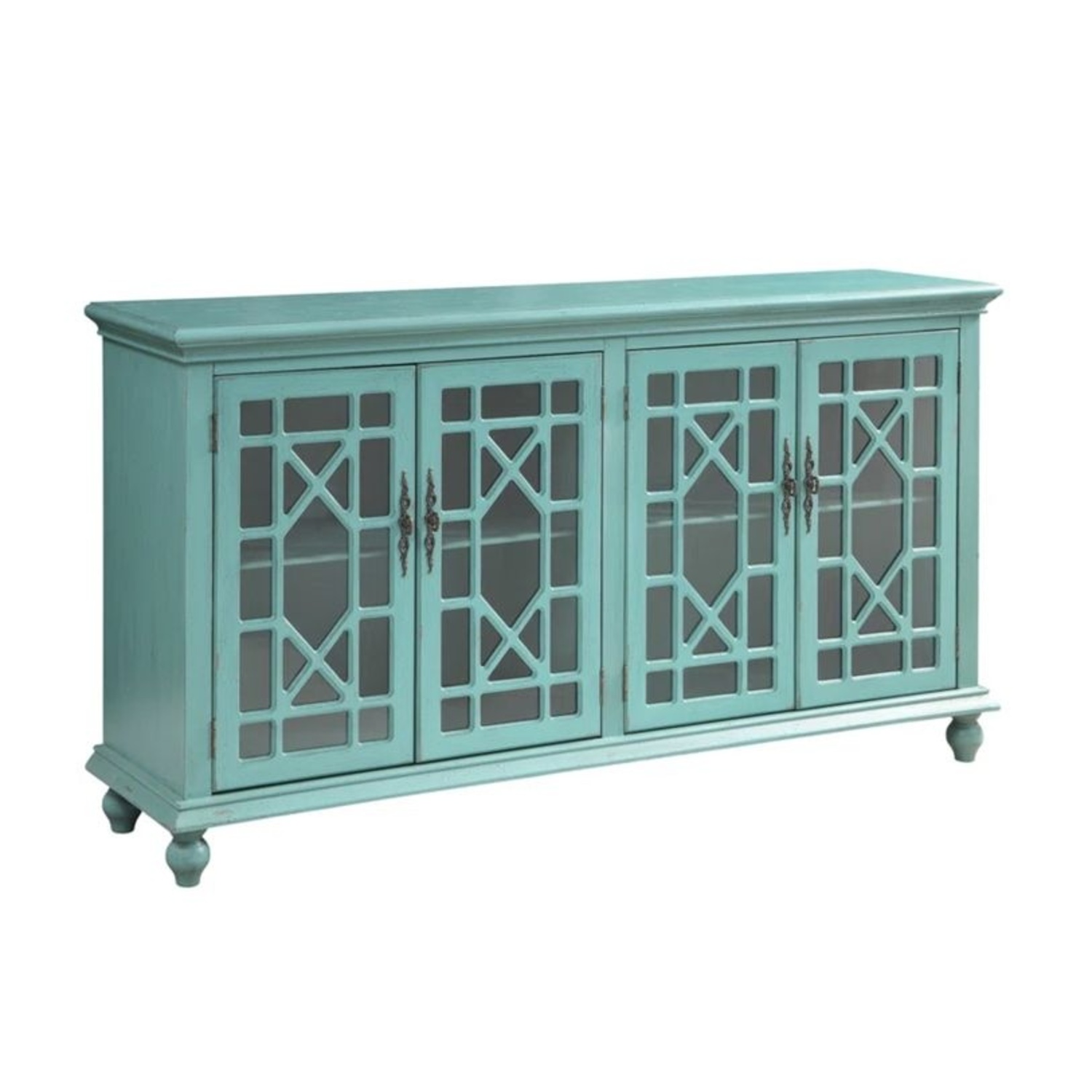 Hillsdale Furniture Beckett Blue Wood Sideboard - image-5