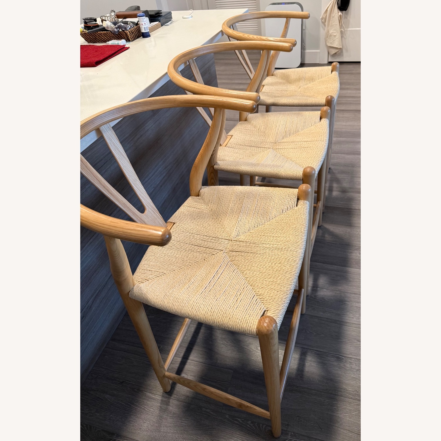 1950’s Wishbone Counter Stools - image-3