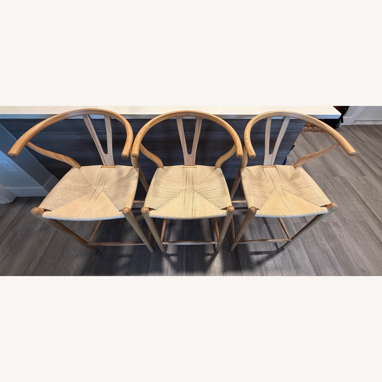 1950’s Wishbone Counter Stools - image-1