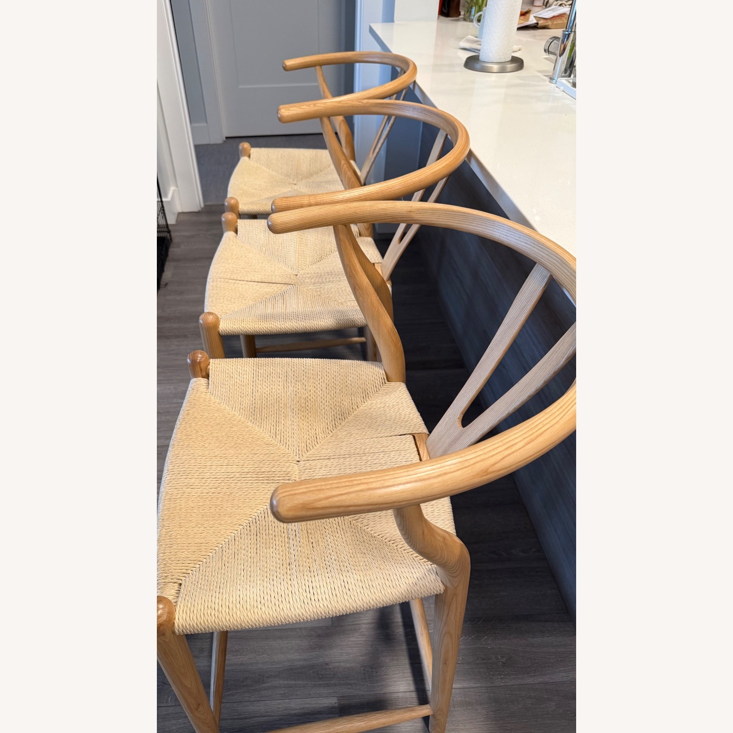 1950’s Wishbone Counter Stools - image-2