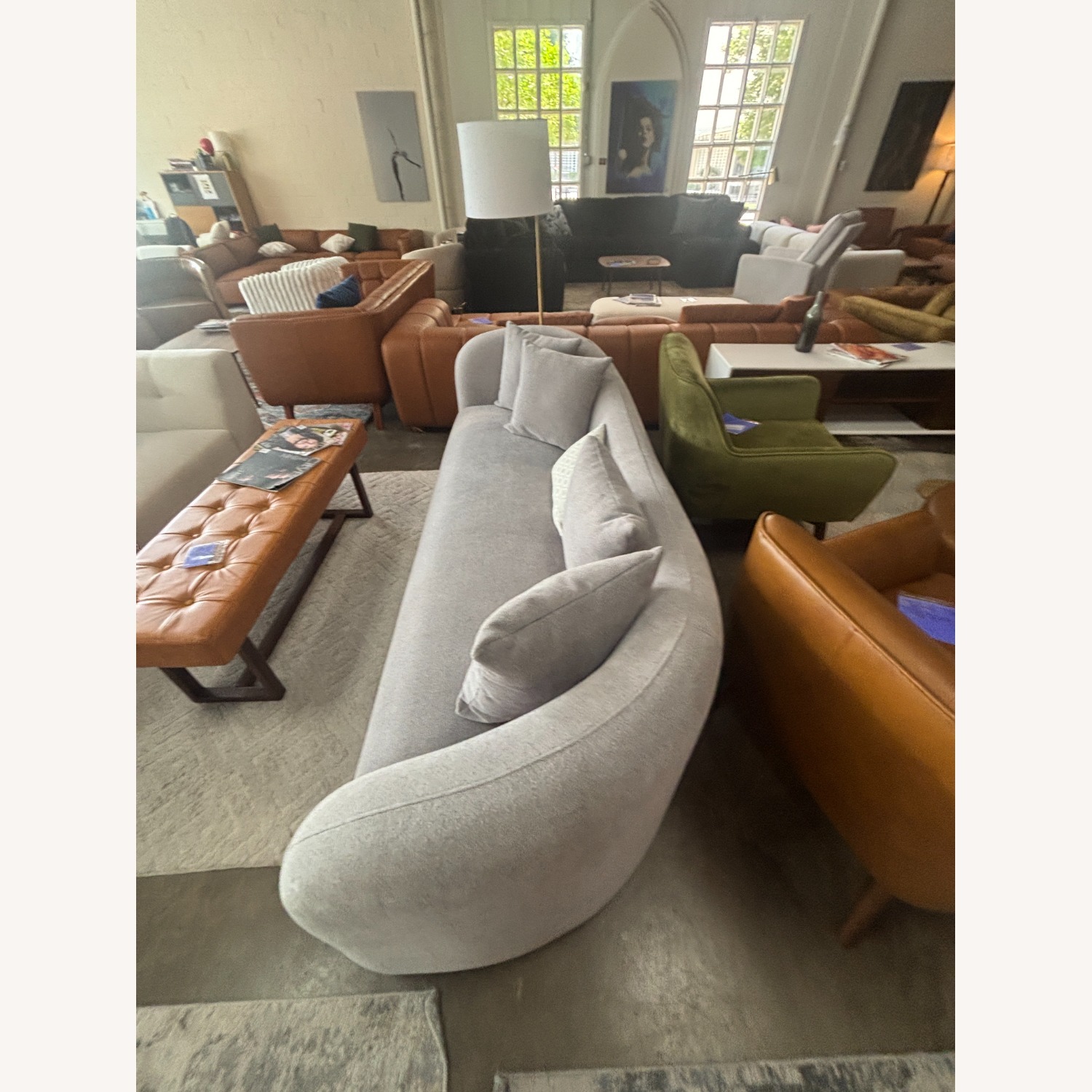 Hana Mid Century Modern Style Sofa - image-2