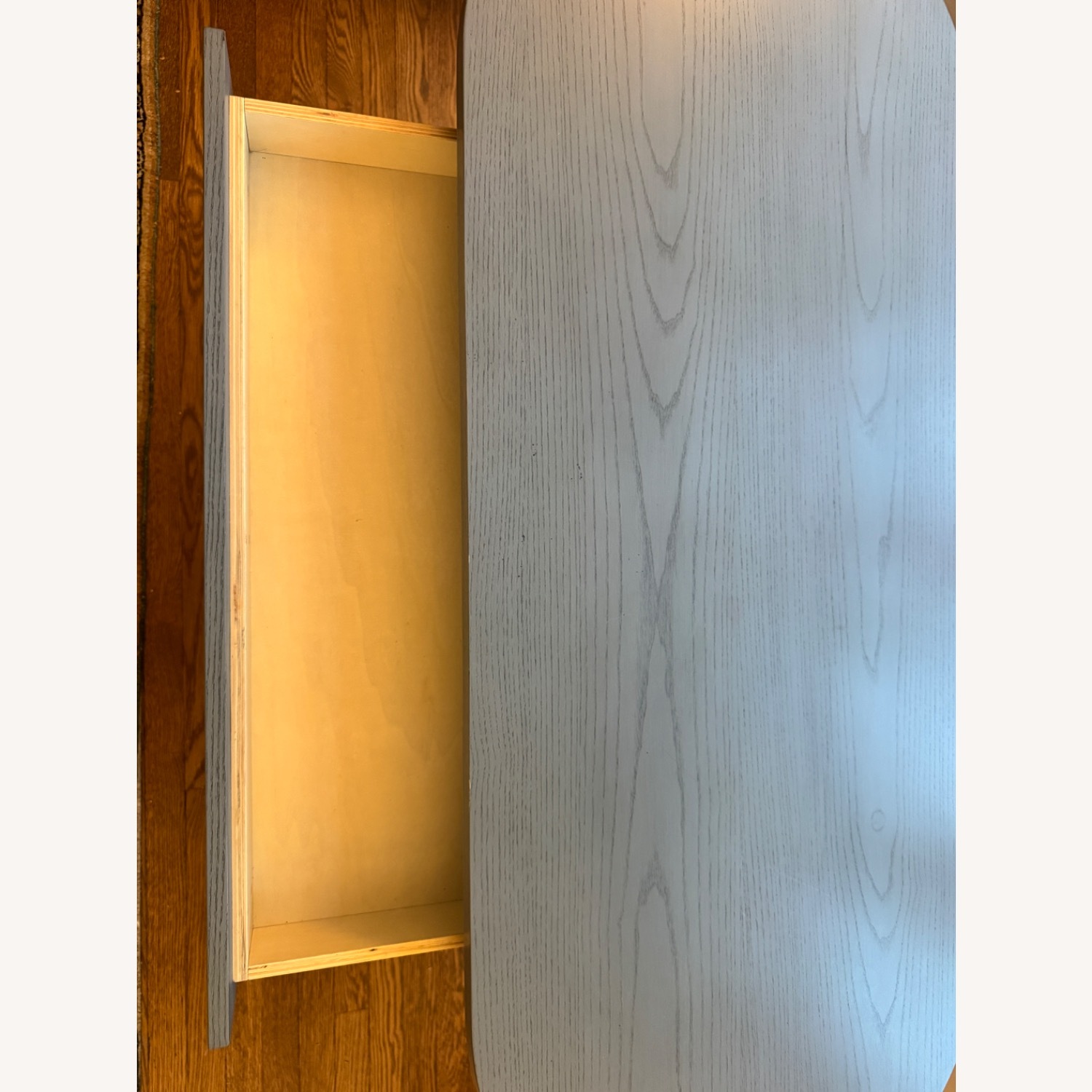 Crate & Kids Jake Arnold Blue Wood Desk - image-4