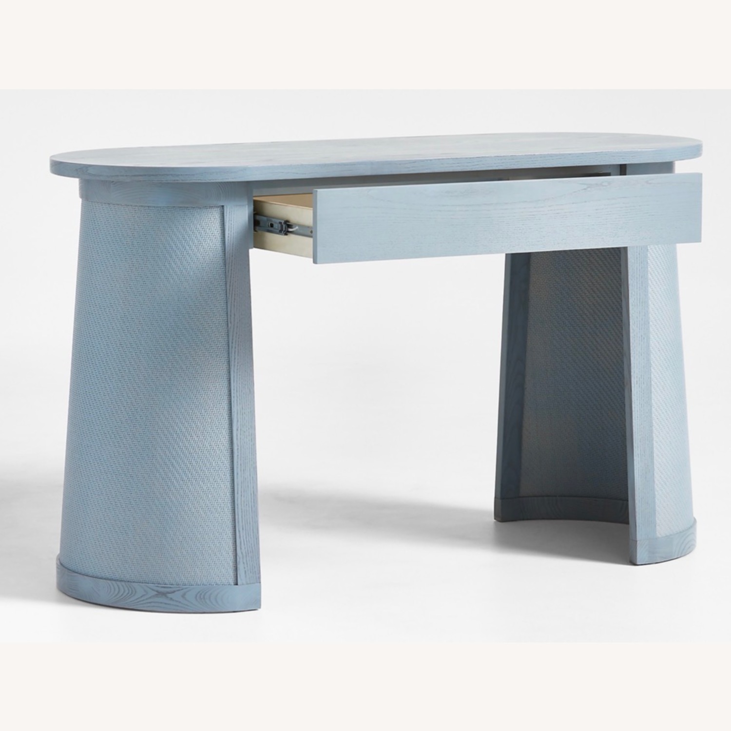 Crate & Kids Jake Arnold Blue Wood Desk - image-2
